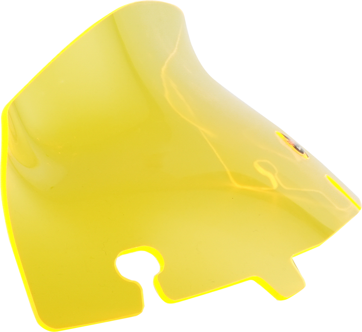 Klock Werks Ice Flare® Windshield - 4" - Yellow Ice - '14-'25 FLHT/FLHX