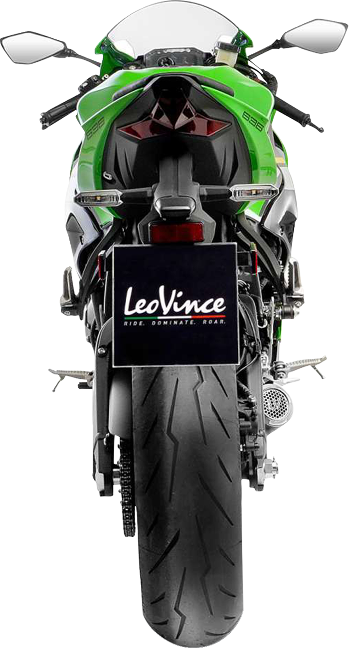 LeoVince LV Corsa S Black Edition Slip-On Muffler - Kawasaki ZX-6R