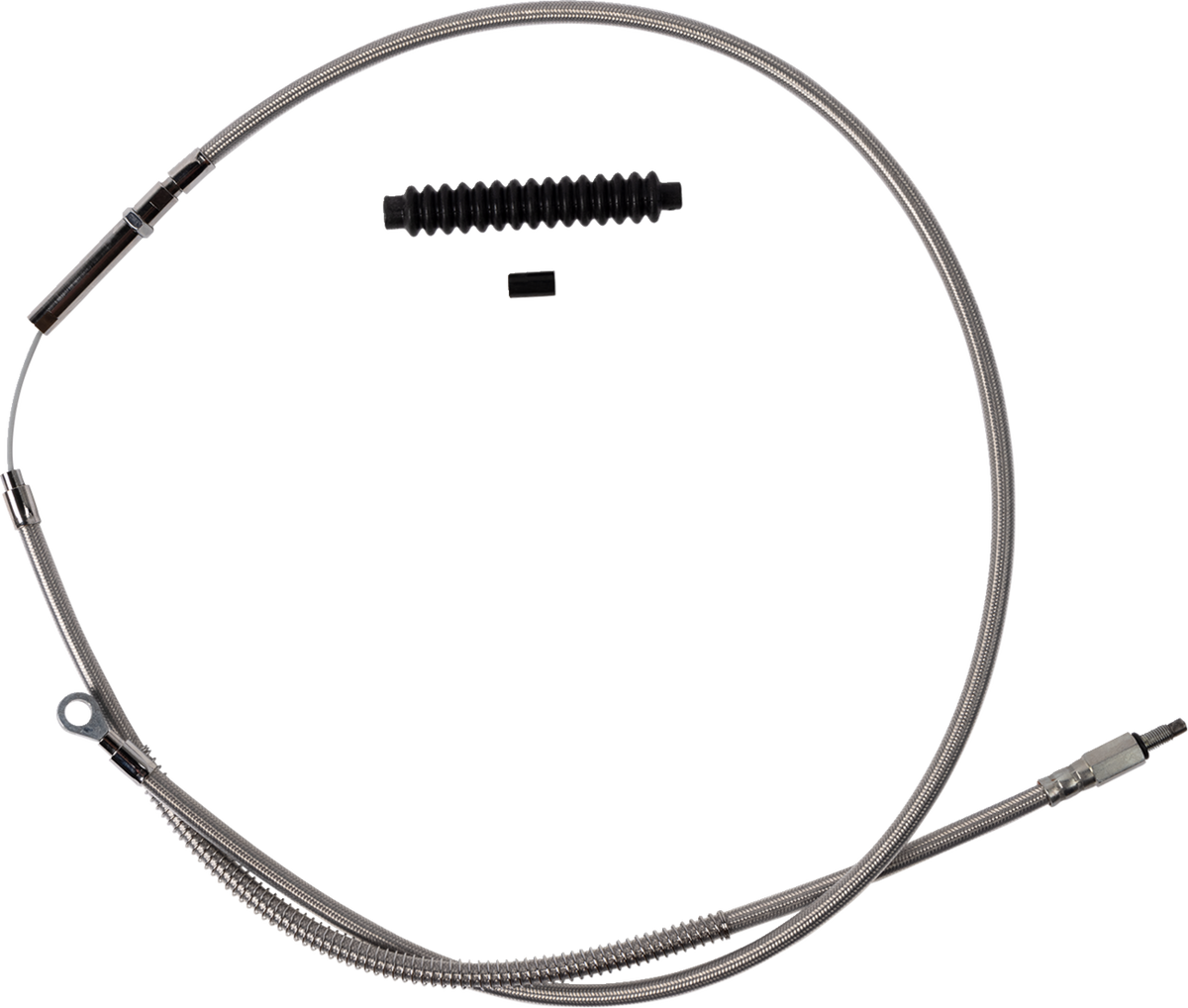 Barnett High-Efficiency Stainless Steel Clutch Cable For Harley-Davidson - Standard - '21-'24 FL