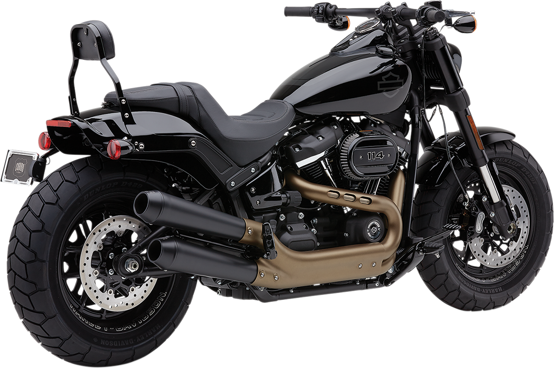 Cobra El Diablo Slip-On Mufflers - Raven Black - FXFB/S