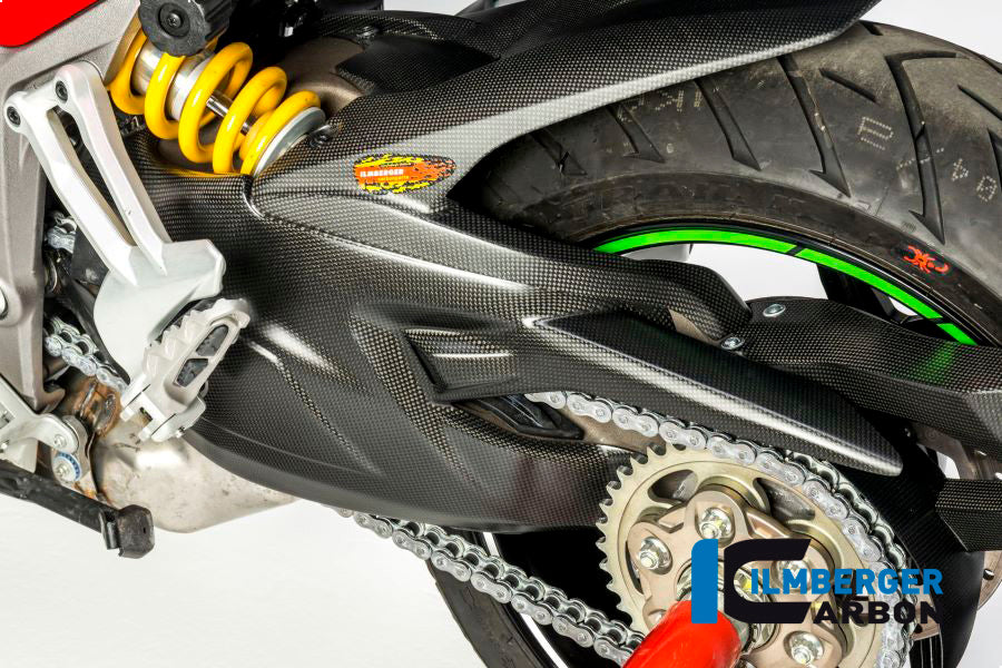 Ilmberger Carbon Swingarm Cover / Upper Chain Guard Surface