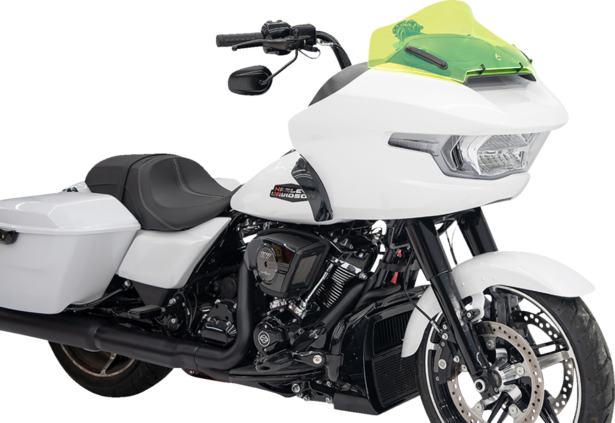 Klock Werks Ice Flare® Windshield - 10" - Green Ice - '23-'25 FLTRX