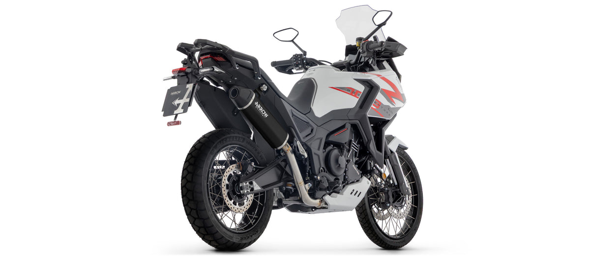 Indy Race Aluminium Dark" Slip On With Carbon End Cap"