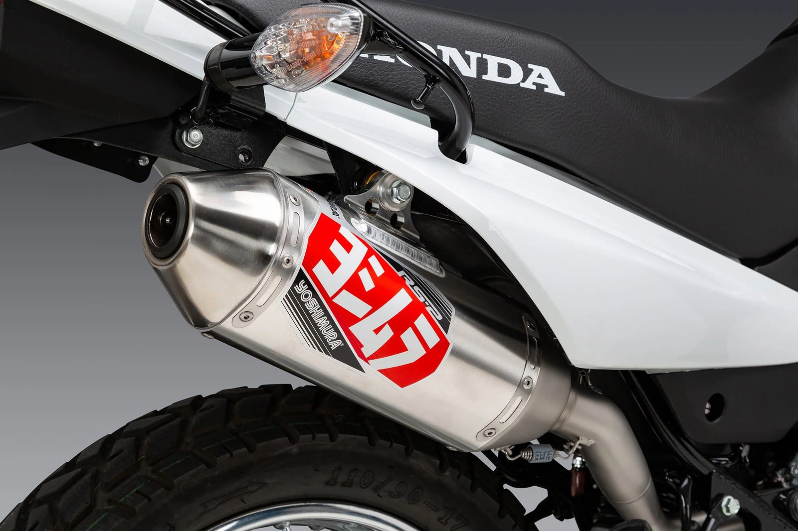Yoshimura XR150L 23-26 Enduro RS-2 Stainless Slip-On Exhaust, W/ Aluminum Muffler