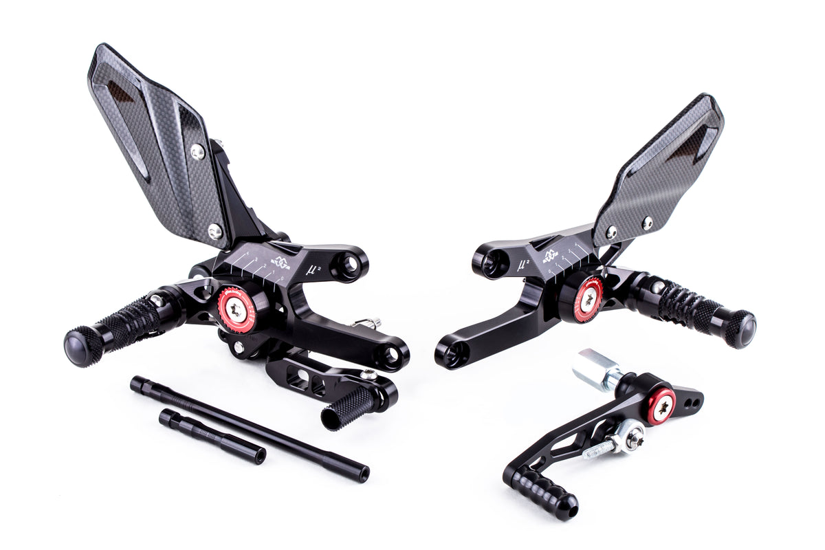 Gilles Tooling Footrest System MUE2 Black
