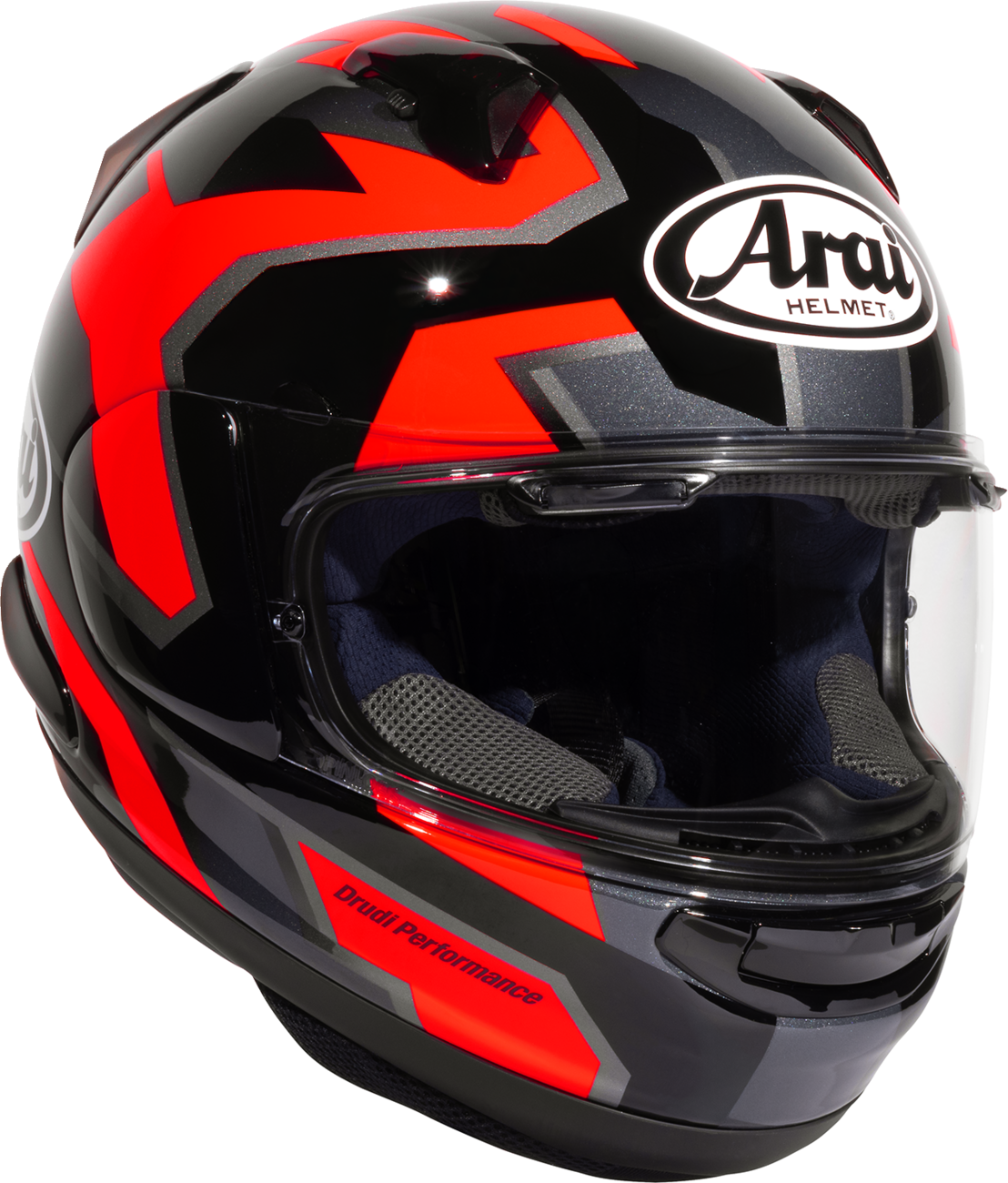 ARAI Helmets Signet-X Robotik Helmet - Black / Gloss / Gray / Red / L