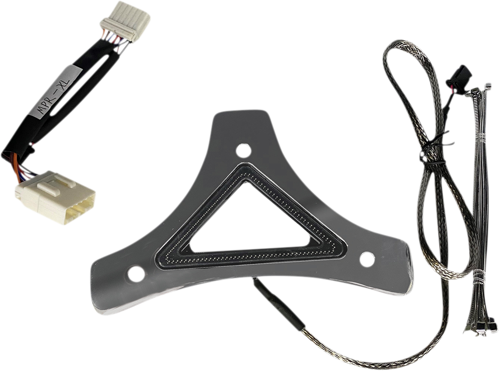Custom Dynamics LED Backrest Light - Run/Brake - Chrome