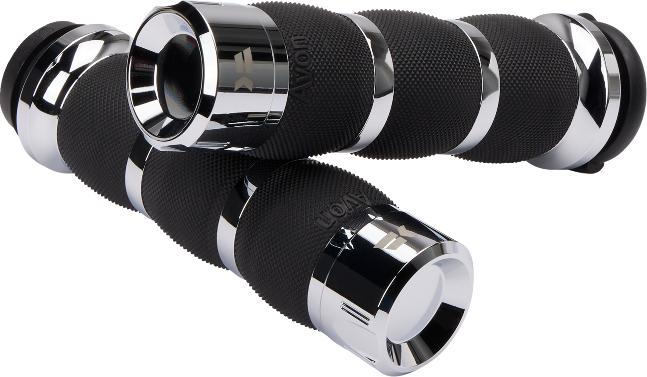 Khrome Werks Klassic Grips - Air Cushion - TBW - Chrome
