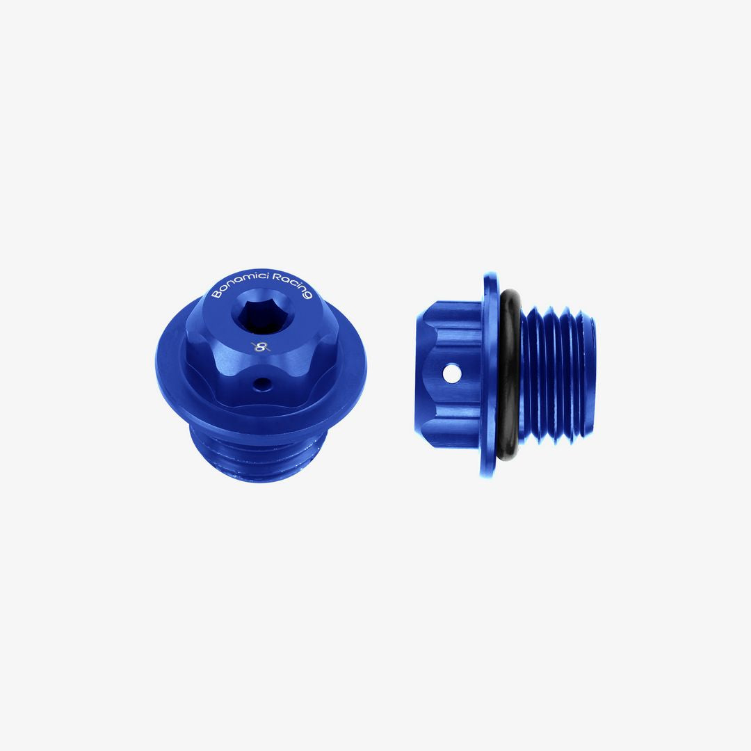 Bonamici Racing Oil Cap - M20x2,5 - Blue