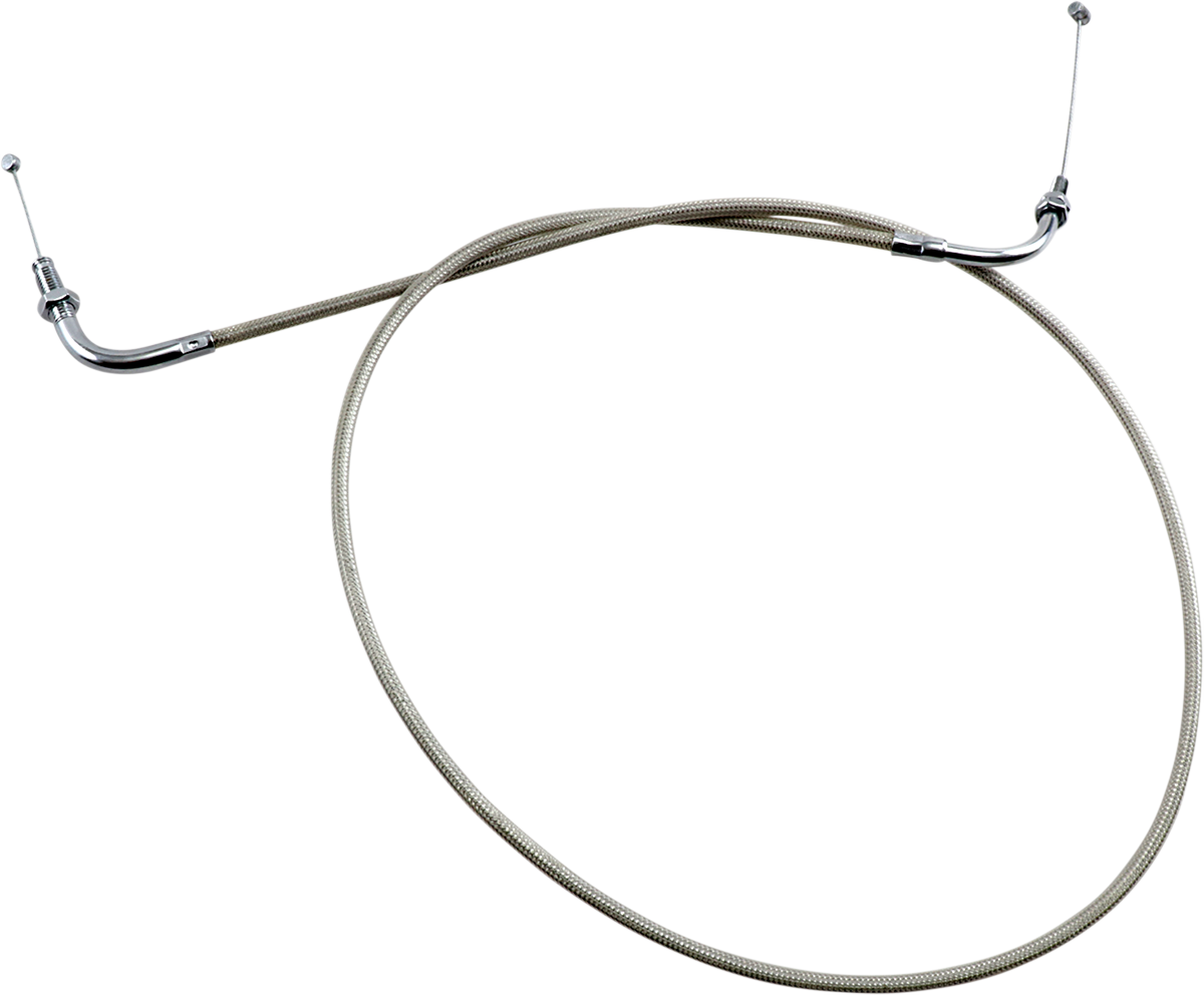 Motion Pro Armor Coat Stainless Steel Throttle/Idle Cable For Cruisers - Push - 1100 V-Star