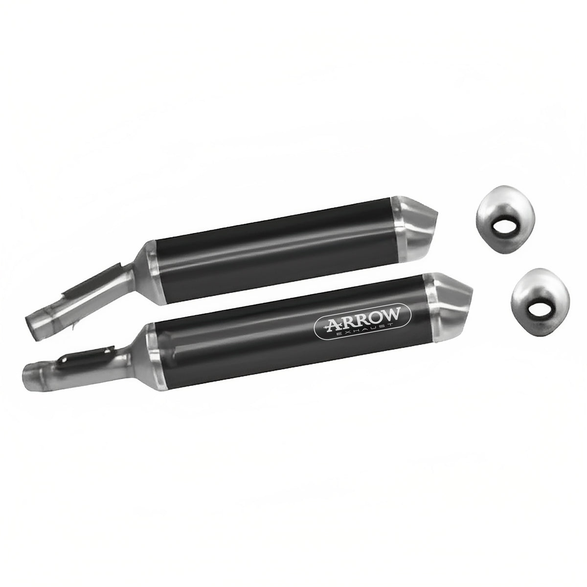 Arrow 71677AON Race-Tech Approved Aluminium Dark Slip On