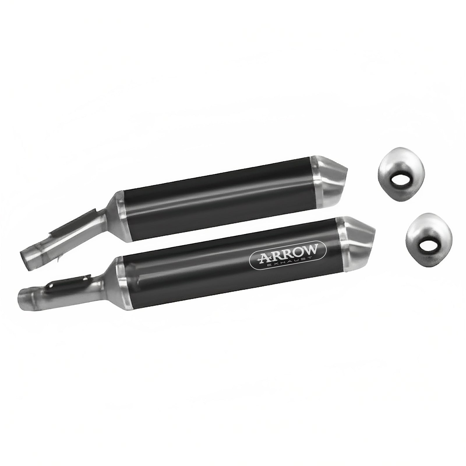 Arrow 71677AON Race-Tech Approved Aluminium Dark Slip On