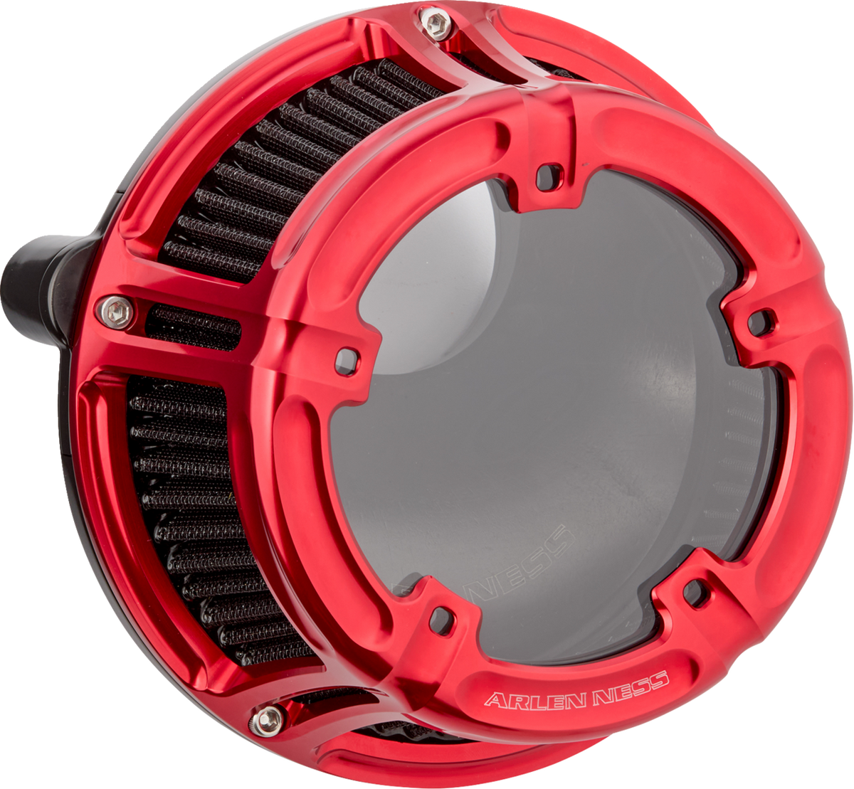 Arlen NESS Method™ Clear Series Air Cleaner - Red