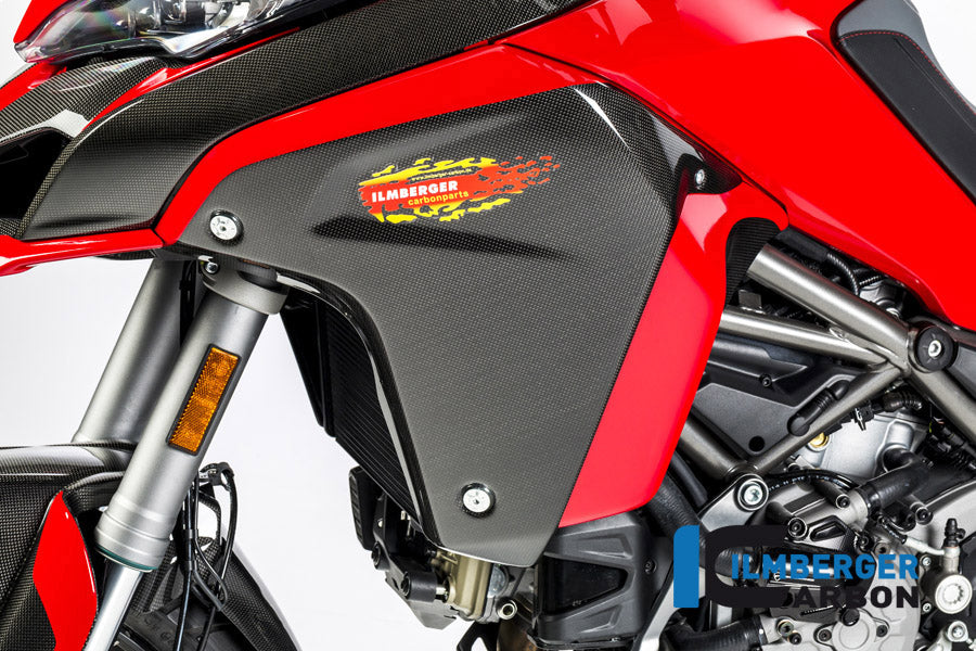Ilmberger Carbon Left Side Fairing Ducati MTS 1200 2016 Enduro - Gloss