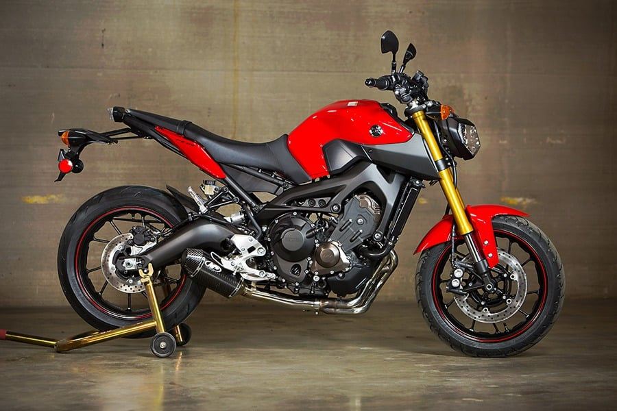 M4 Exhaust 2014 Yamaha FZ09 Carbon Fiber Slip On