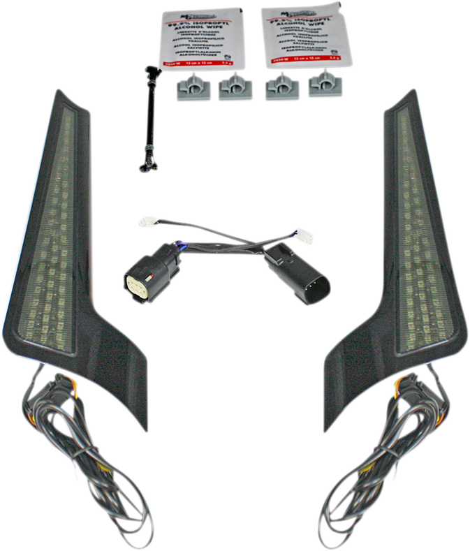 Custom Dynamics Fascia LED Light Panels- '10-'13 - Black/Smoke