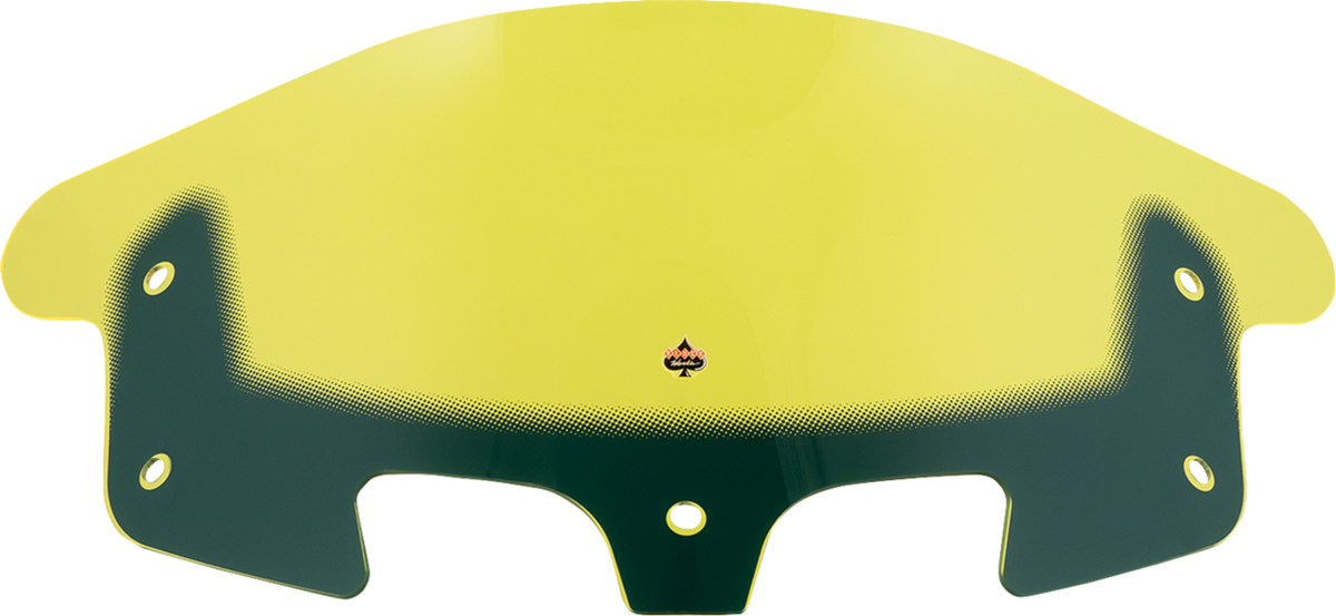 Klock Werks Ice Flare® Windshield - 10" - Yellow Ice - '14-'26 Indian