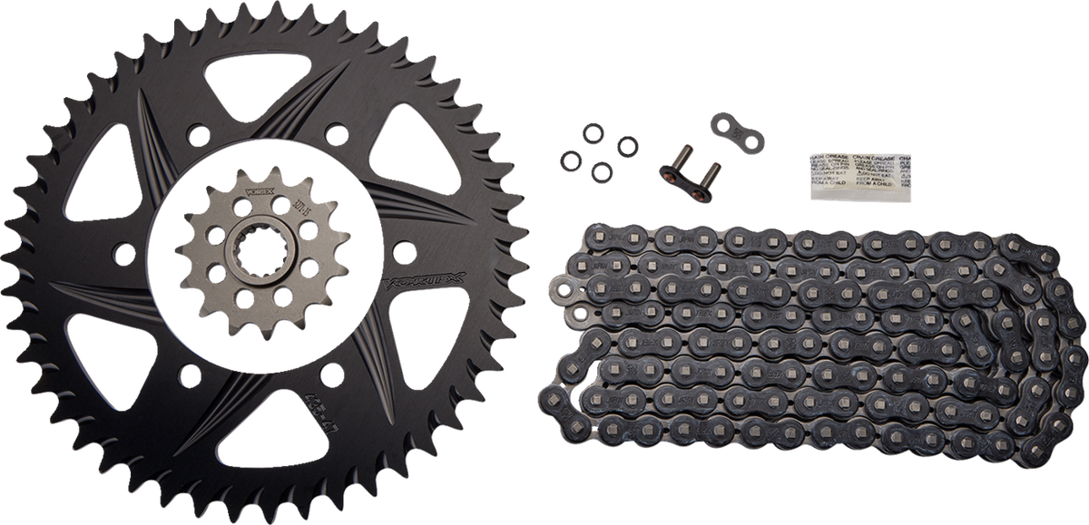Vortex Chain And Sprocket Kit - HFRA - Black - Yamaha YZF-R6
