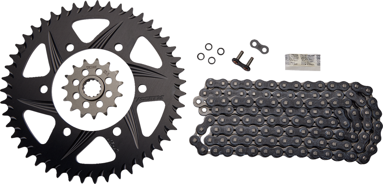Vortex Chain And Sprocket Kit - HFRA - Black - Yamaha YZF-R6