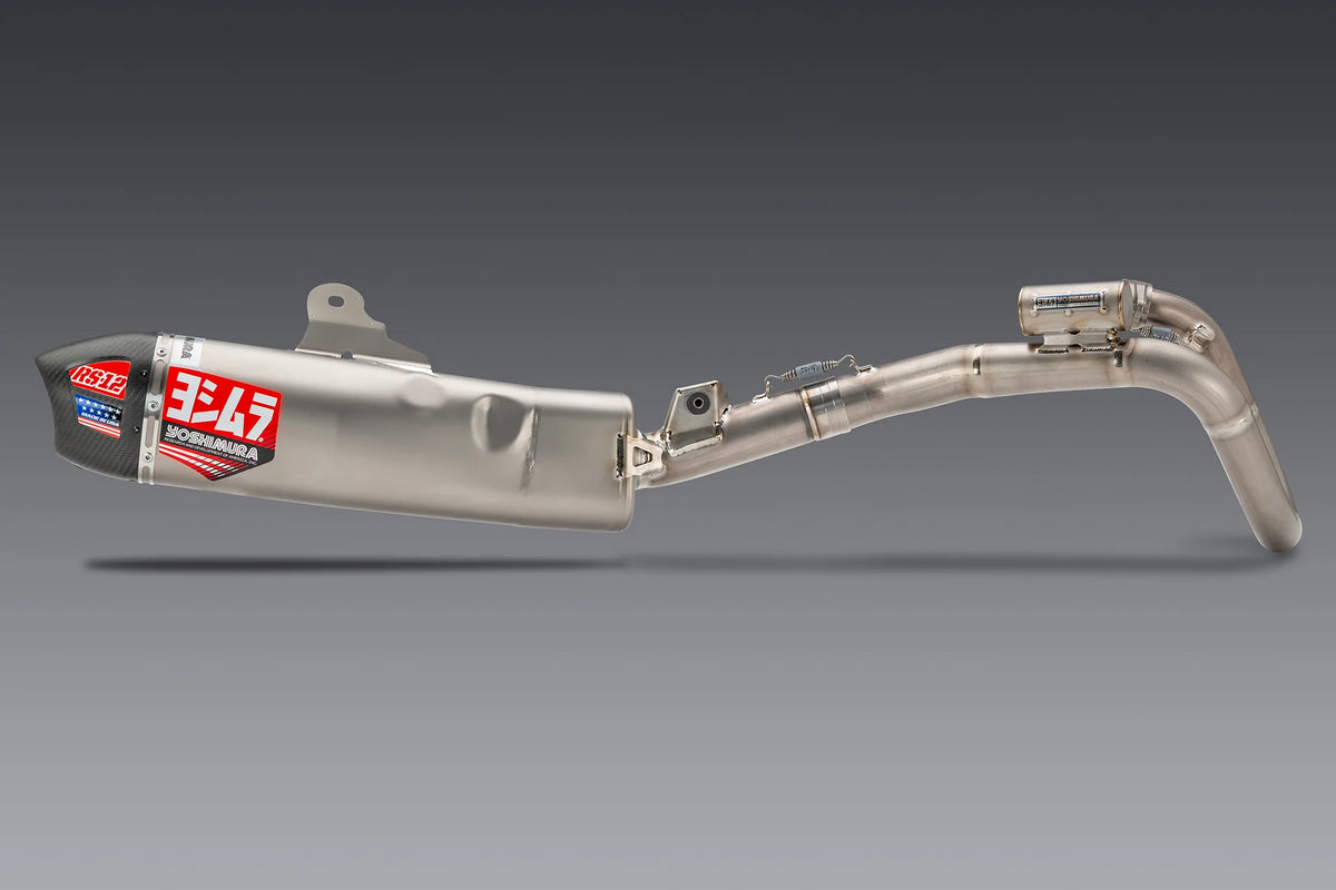 Yoshimura CRF450R/RX 25-26 RS-12 Titanium Full Exhaust, W/ Titanium Muffler