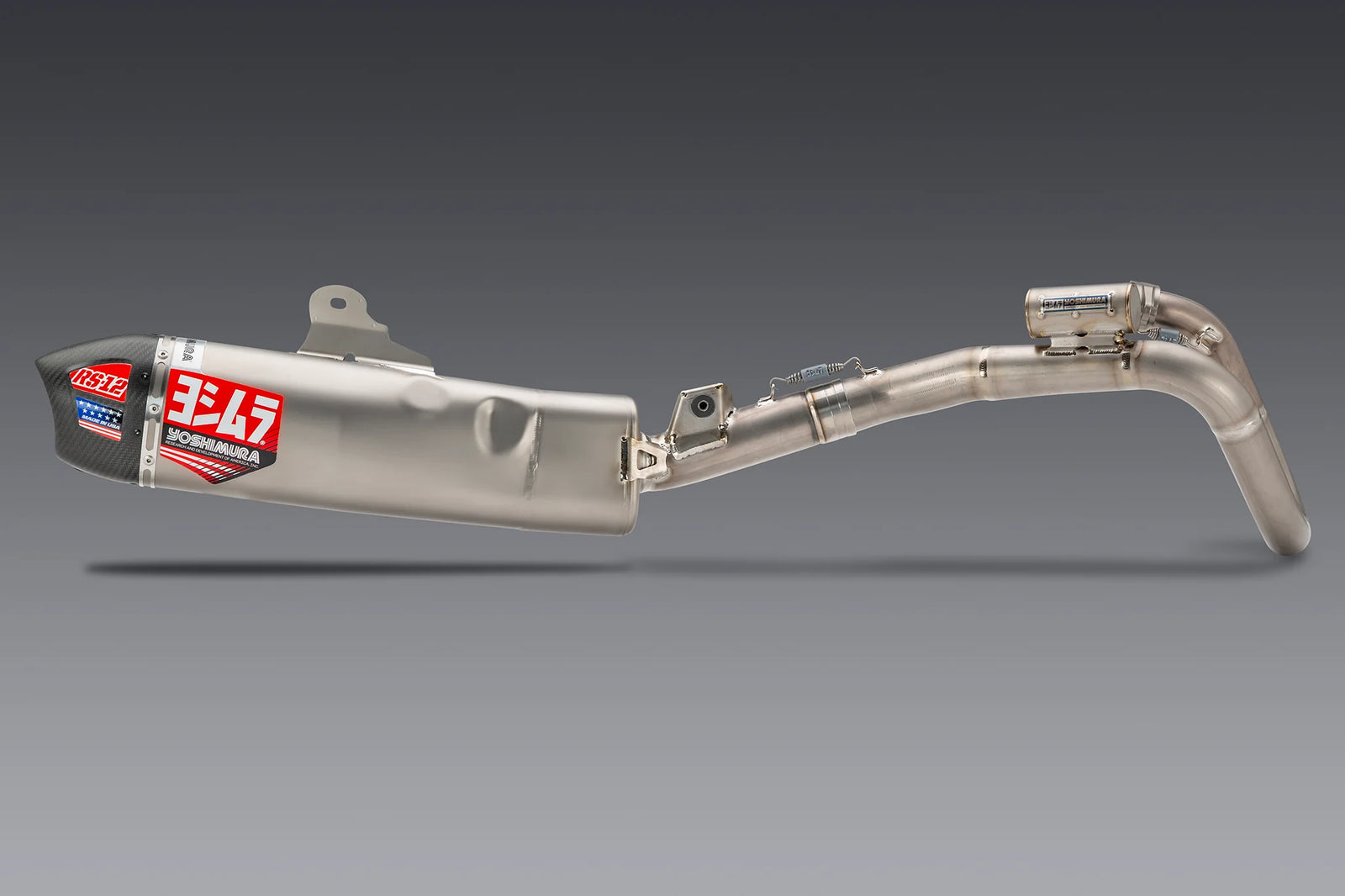Yoshimura CRF450R/RX 25-26 RS-12 Titanium Full Exhaust, W/ Titanium Muffler