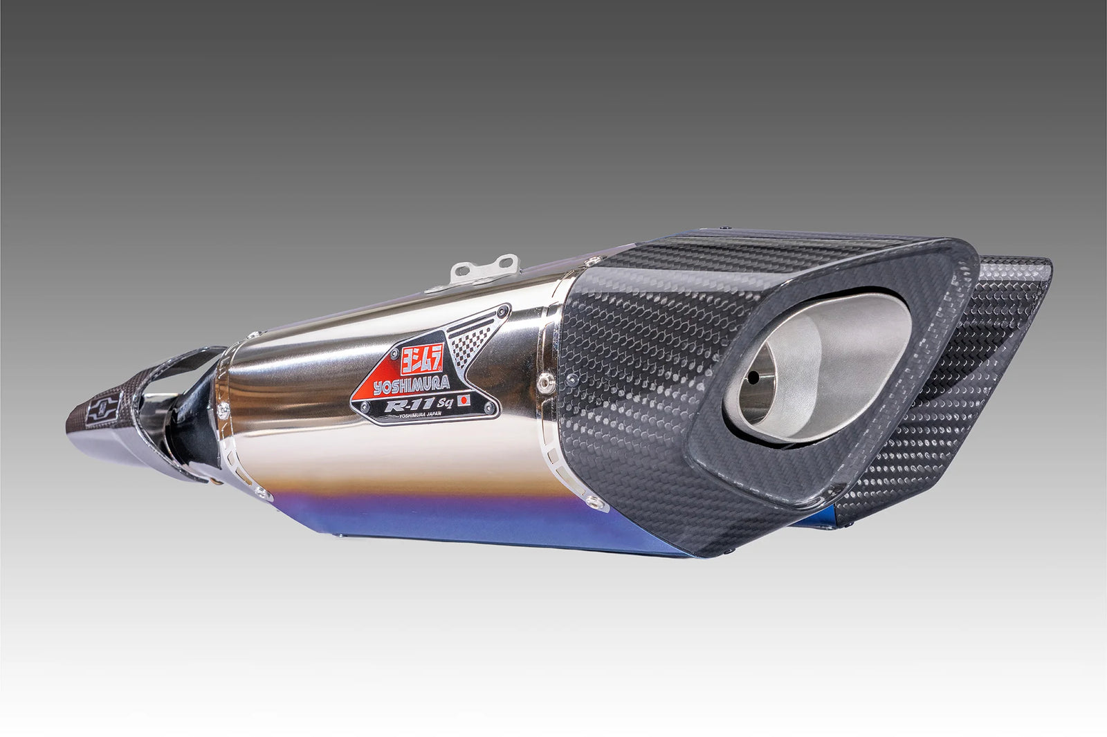 Yoshimura HAYABUSA 2021-26 Race R-11sq-R Dual Stainless Slip-On Exhaust, W/ Titanium Mufflers