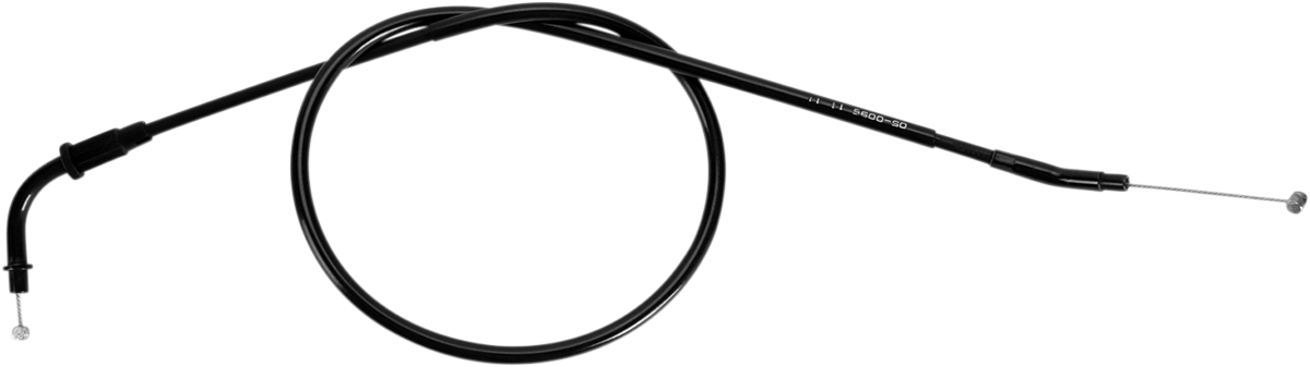 Motion Pro Black Vinyl Throttle Cable - Pull - '78-'83 Yamaha XJ/XS