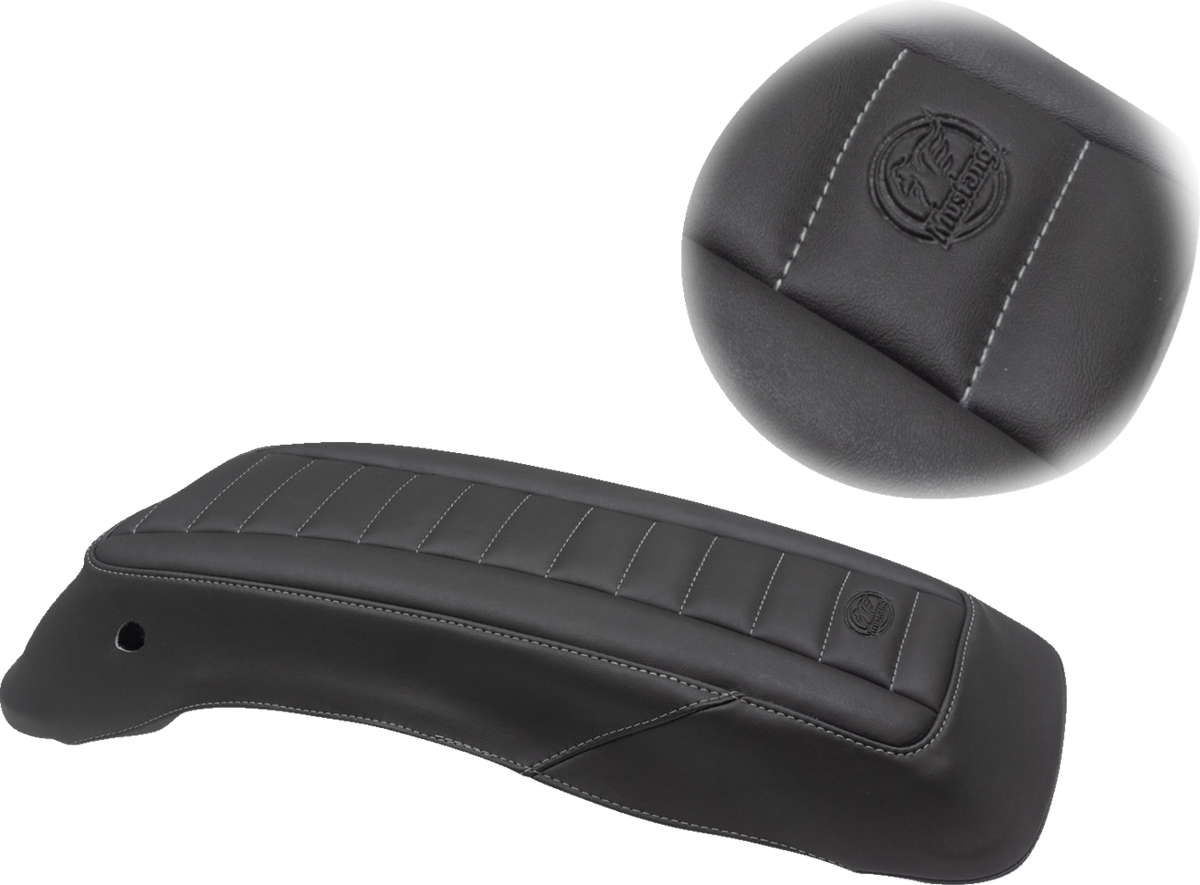 Mustang Saddlebag Lid Covers - Black/Gunmetal Gray - FL '14-'24