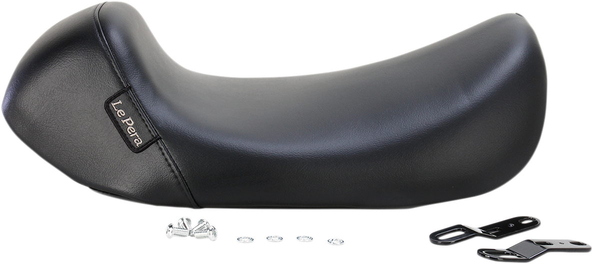 Le Pera Bare Bones Solo Seat - Smooth - Black - FL '08-'23