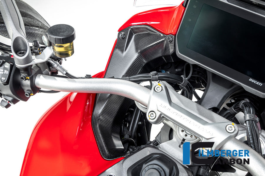 Ilmberger Carbon Cover Near The Instruments Left Side Matt Multistrada V4