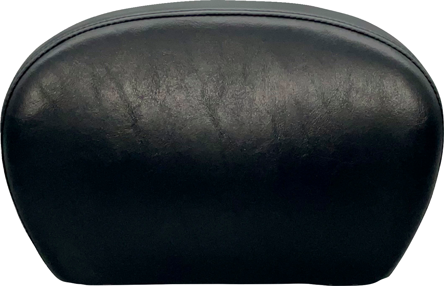Le Pera Sissy Bar Pad - Large - Smooth - Shiny Black