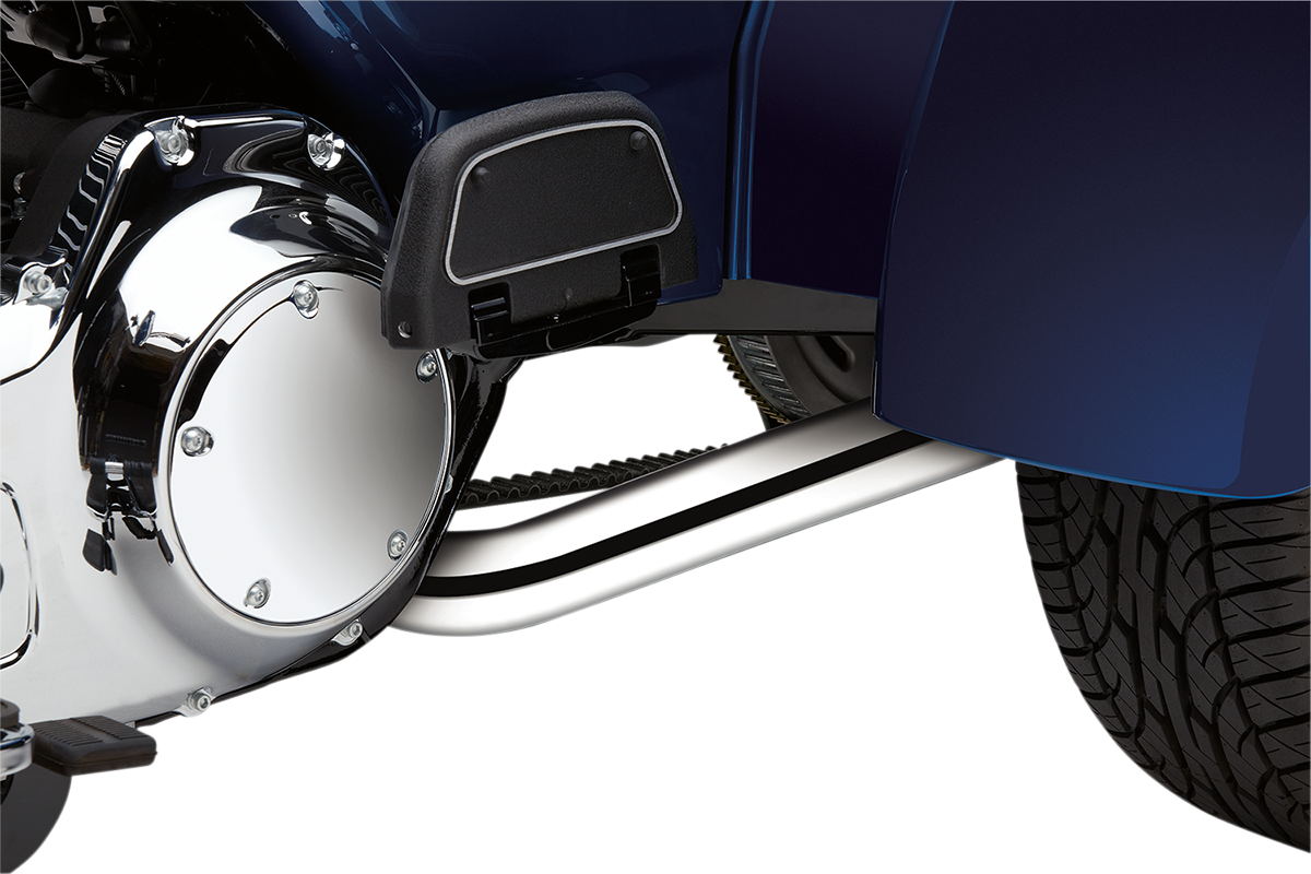 Cobra Powerport Dual Headpipes - Chrome