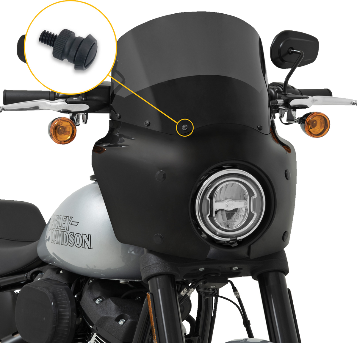 Memphis Shades Windshield Hardware - Road Warrior