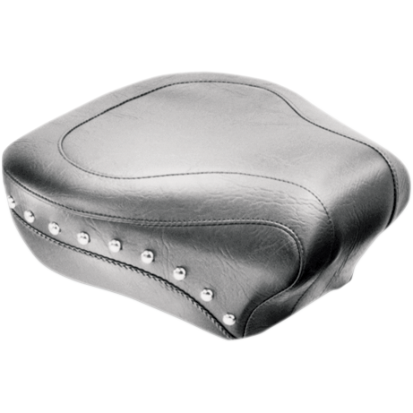 Mustang Wide Rear Seat - Studded - Black - FLST '00-'15
