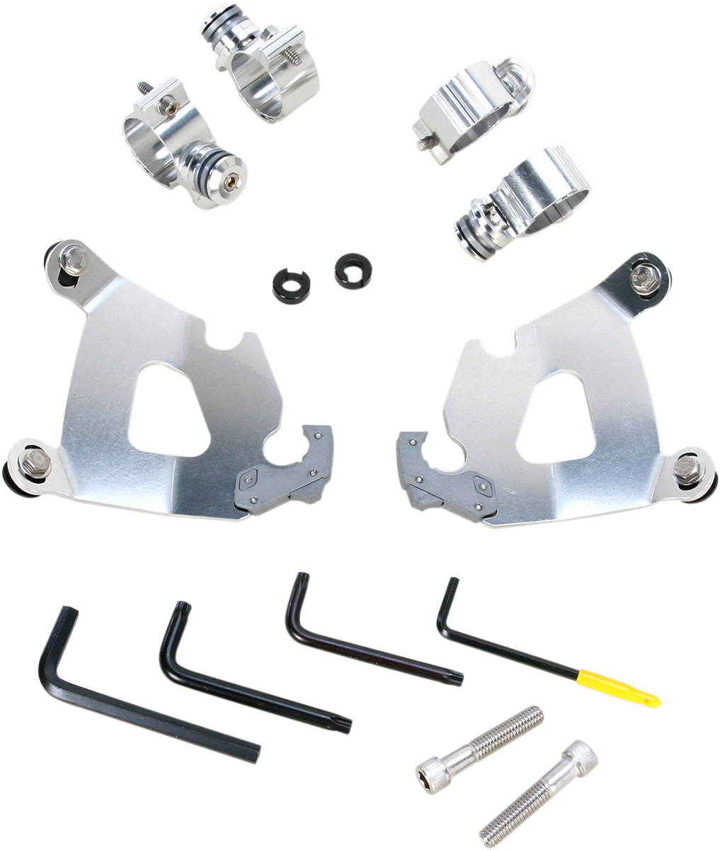 Memphis Shades Cafe Mounting Kit - Polished - XL1200X