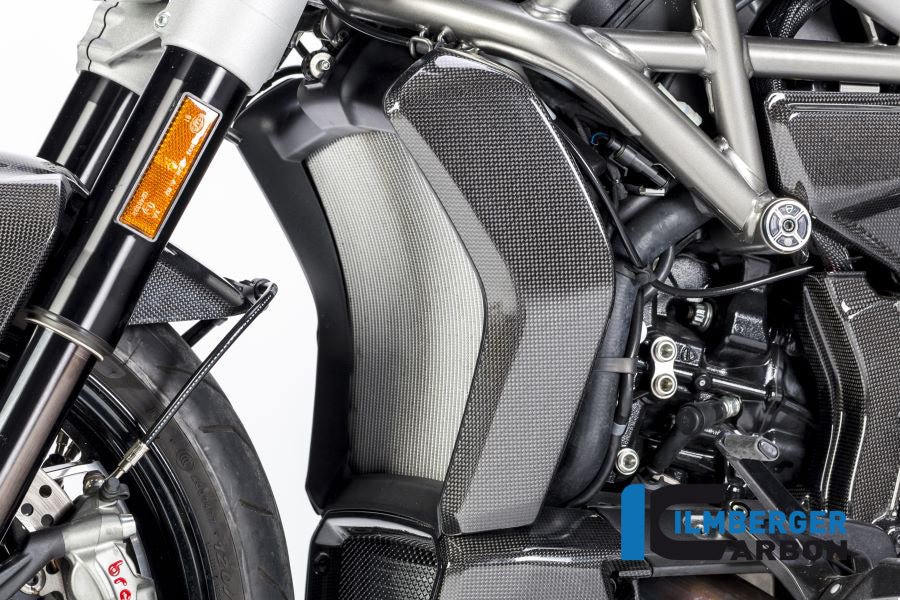 Ilmberger Carbon Radiator Cover Left Ducati XDiavel 2016 - Gloss