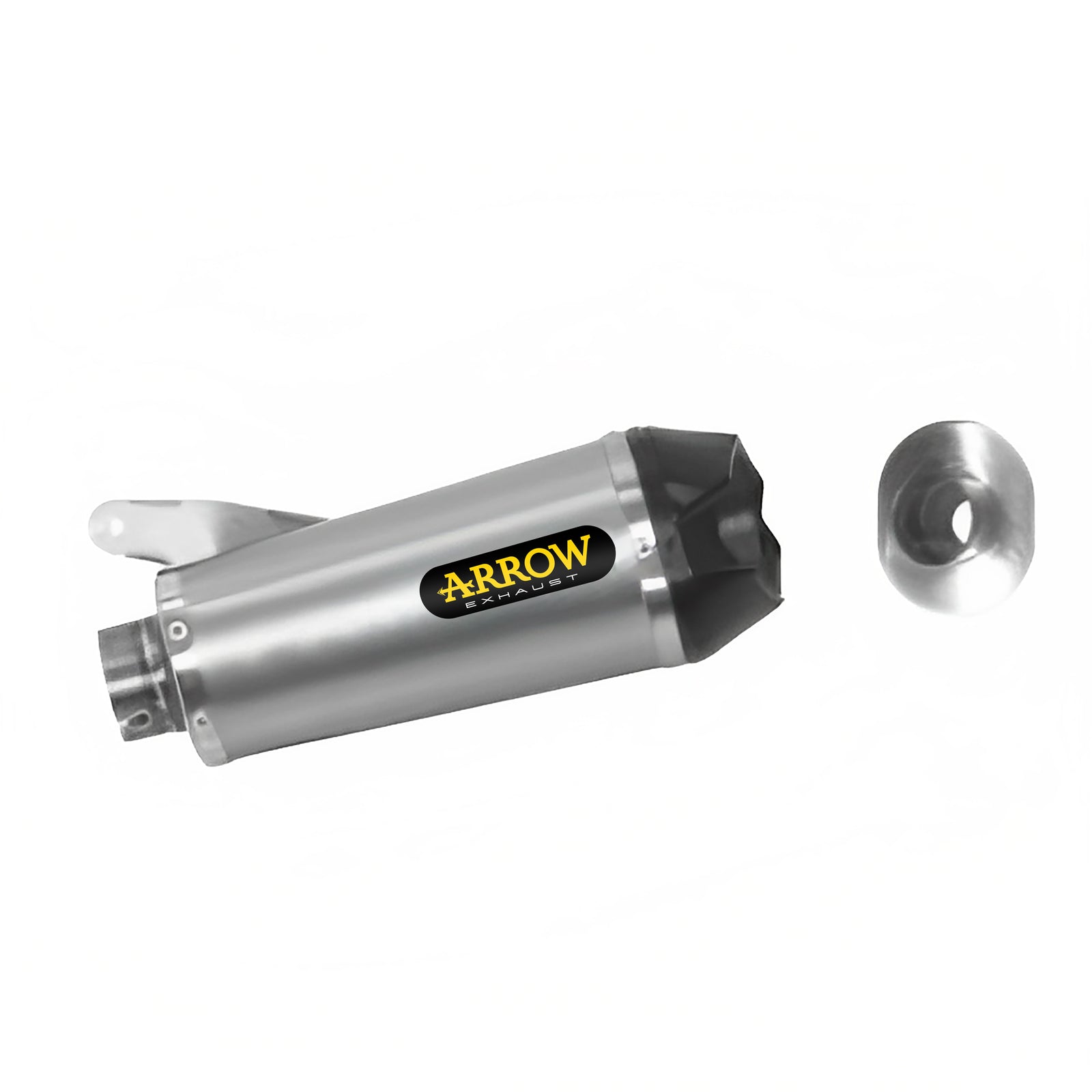 Arrow 71750PK Works Titanium Approved Slip On With Carbon End Cap For Stock Headers