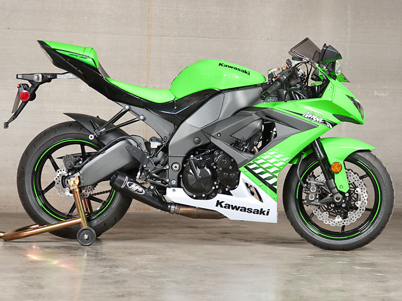 M4 Exhaust 2010 ZX10R GP Black Slip On