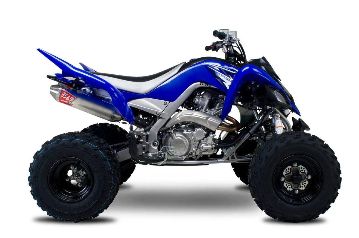 Yoshimura RAPTOR 700/R/SE 06-26 RS-2 Stainless Slip-On Exhaust, W/ Aluminum Muffler