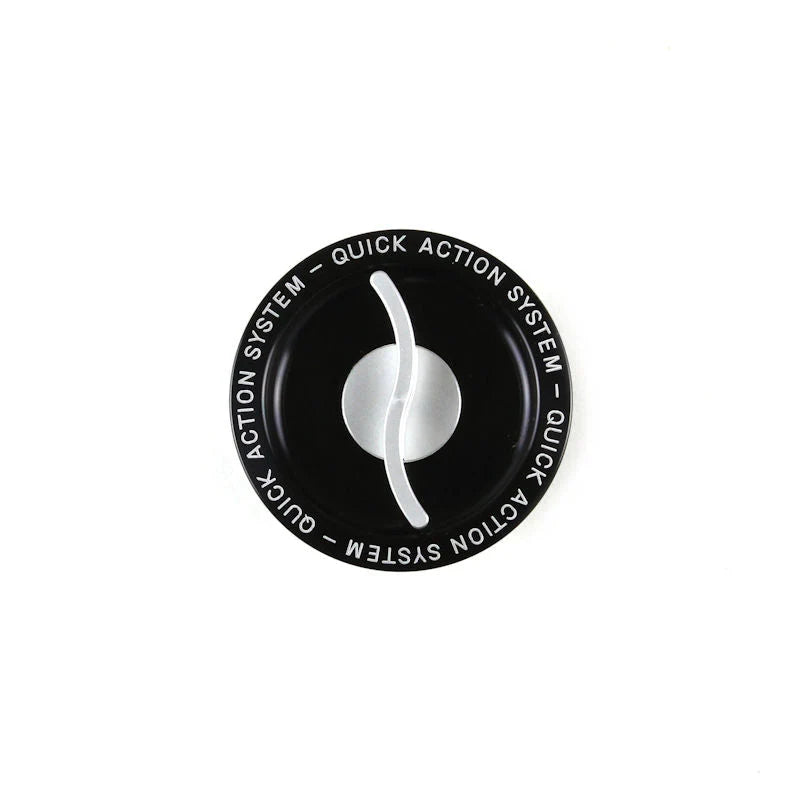 TWM Replacement Fuel Filler Center Cap For Quick Action Gas Cap - Silver