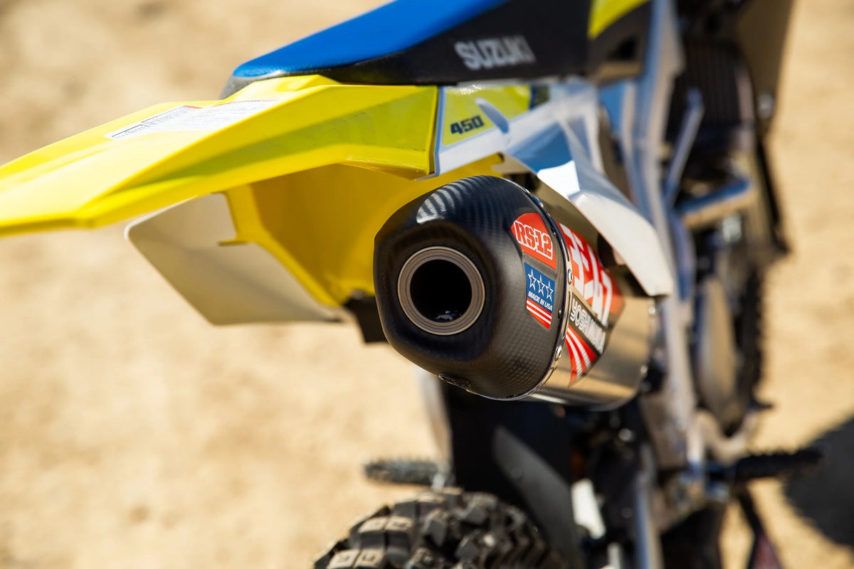 Yoshimura RM-Z450 18-26 RS-12 Stainless Full Exhaust, W/ Aluminum Muffler
