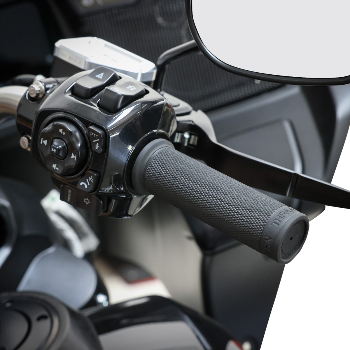 Thrashin Supply CO. Throttle Tube - Smooth - 1" - Touring TBW - Black