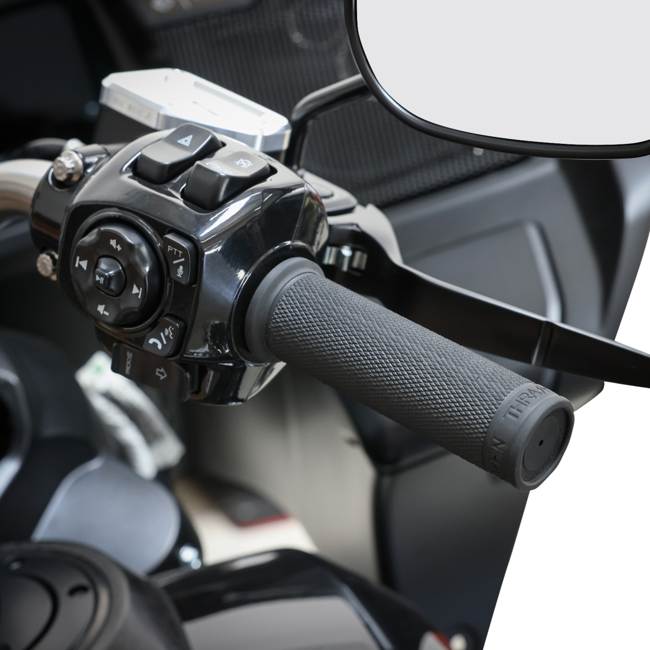 Thrashin Supply CO. Throttle Tube - Smooth - 1" - Touring TBW - Black