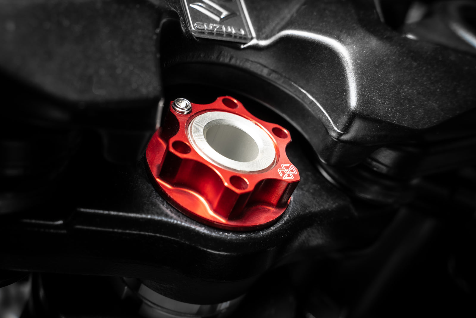 Gilles Tooling Safety Nut ACMA Aluminium M24X1.5 KIT Red