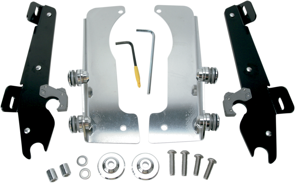 Memphis Shades Batwing Trigger Lock Mounting Kit - Stratoliner - Black
