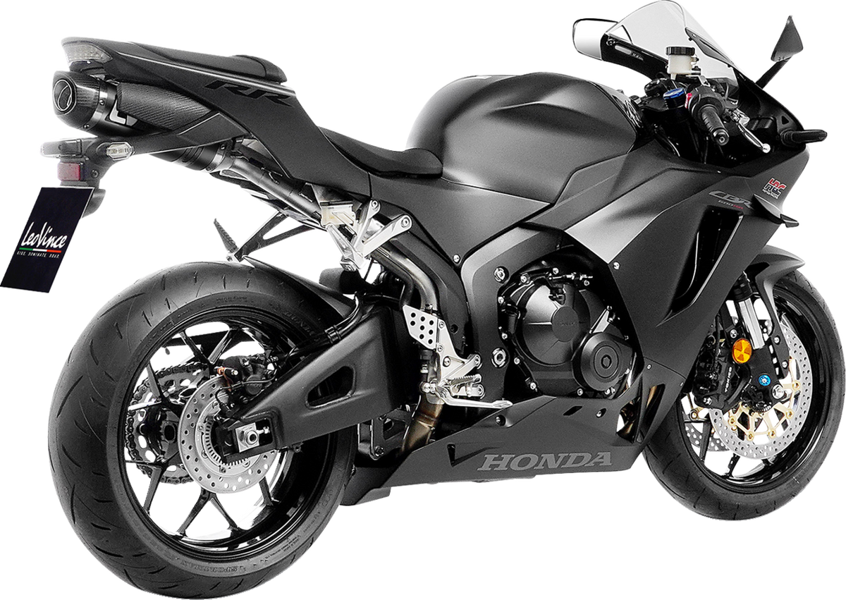 LeoVince LV One EVO Slip-On Muffler - Black - Honda CBR600RR