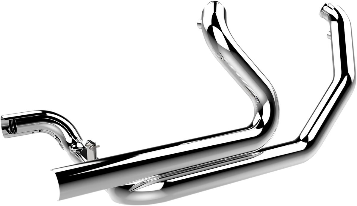 Khrome Werks Aggressor 2-Into-2 Crossover Headers - Chrome - FL