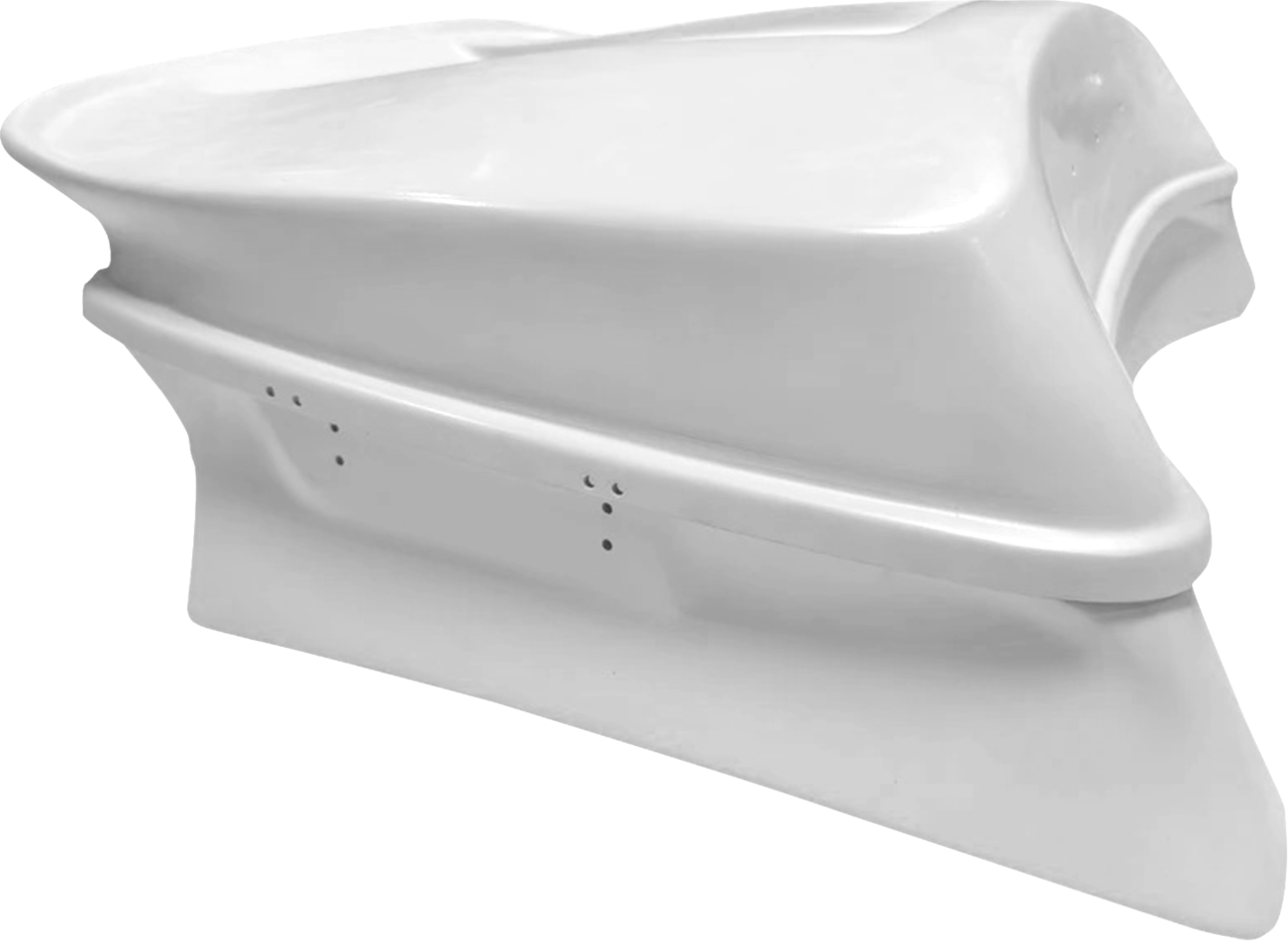 Paul Yaffe Bagger Nation Wail Tail Tour Pack - Light Gray - Tri Glide