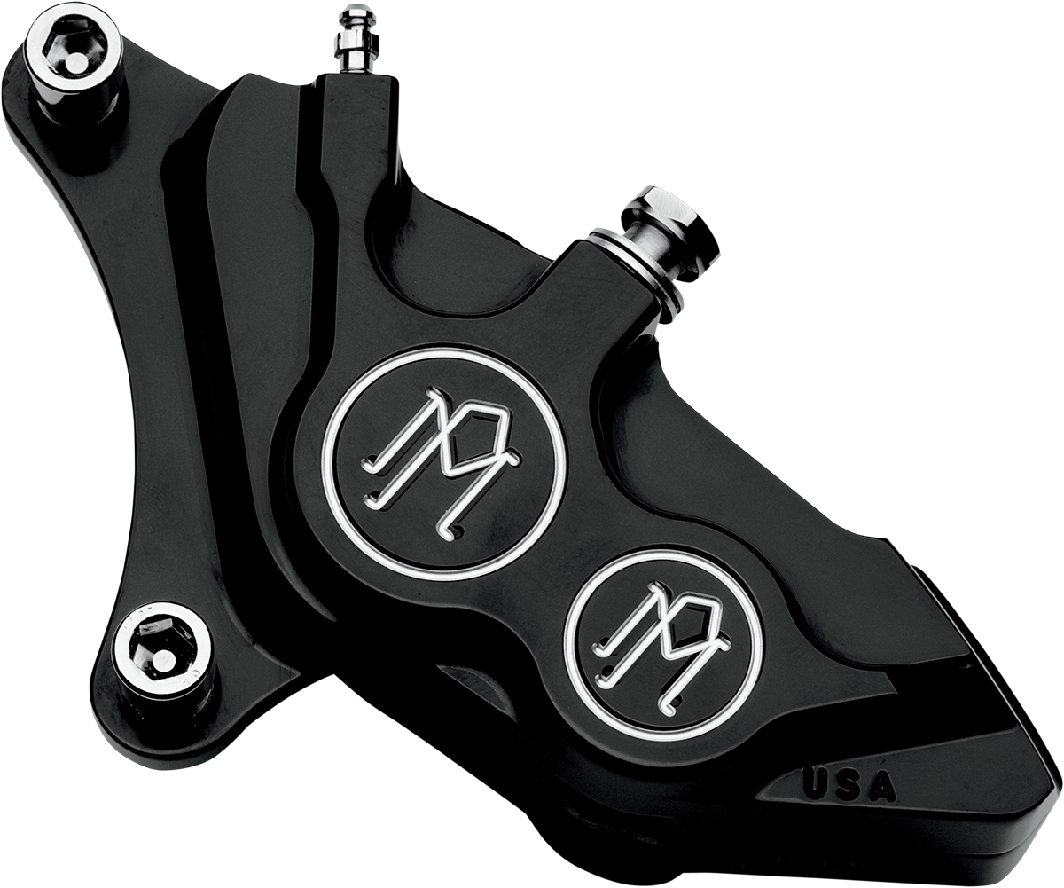 Performance Machine (PM) 4-Piston Caliper - Front Left - Contrast Cut™ - 11.5"