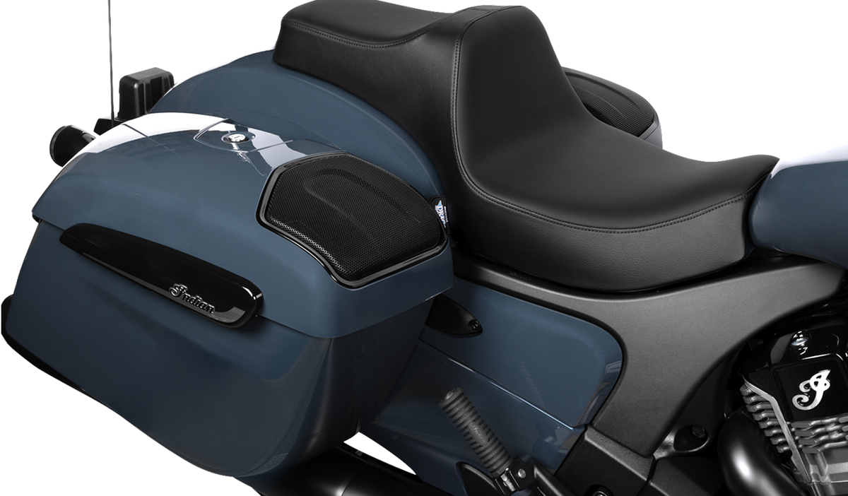 Drag Specialties Seats Predator III 2-Up Seat - Vinyl/Solar Leather - Smooth - Chieftain '25/Challenger '20-'25